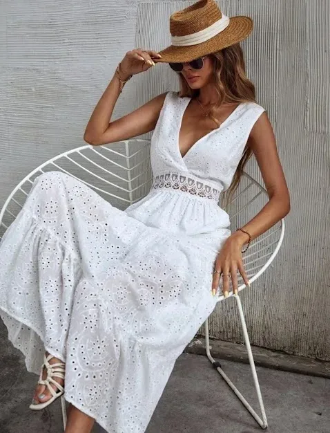 Vestido para dama color blanco