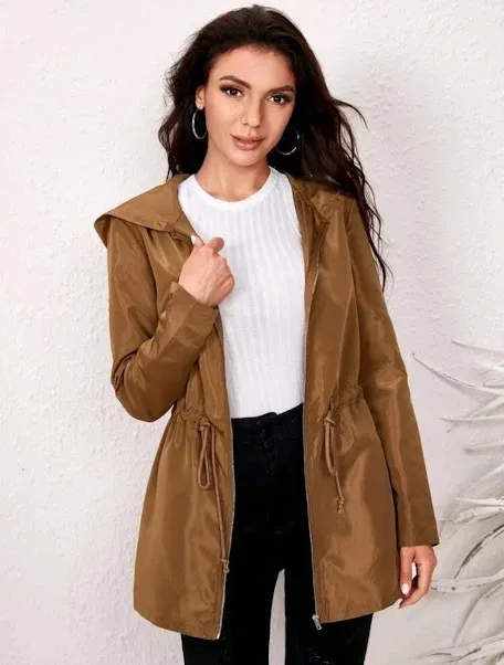 Jacket para dama color café