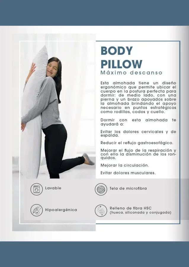 Almohada Body Pillow