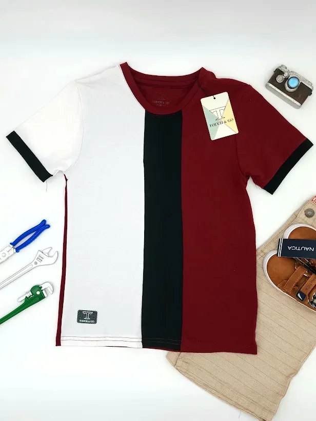 Camiseta Touch and go para niño multicolor
