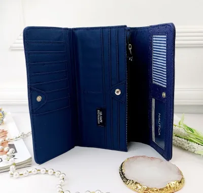 Cartera Naútica para dama color azul