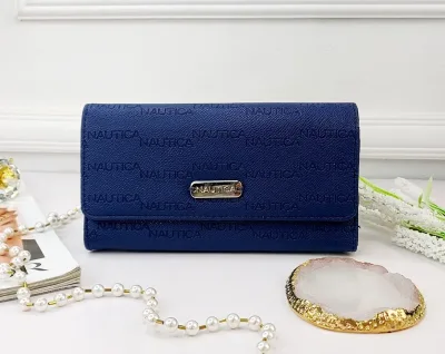 Cartera Naútica para dama color azul