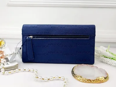 Cartera Naútica para dama color azul