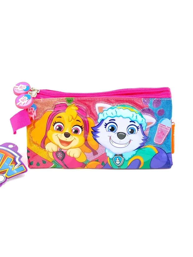 Cartuchera de Paw Patrol color rosado