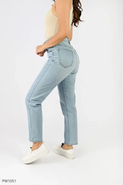 Jeans PSYCHO SIXTEEN para dama high rise, Mom fit ankle PW1051