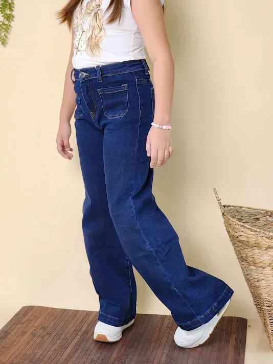 Jeans Cambridge Polo Club para niña CP-7-162434 COLOR AZUL OSCURO