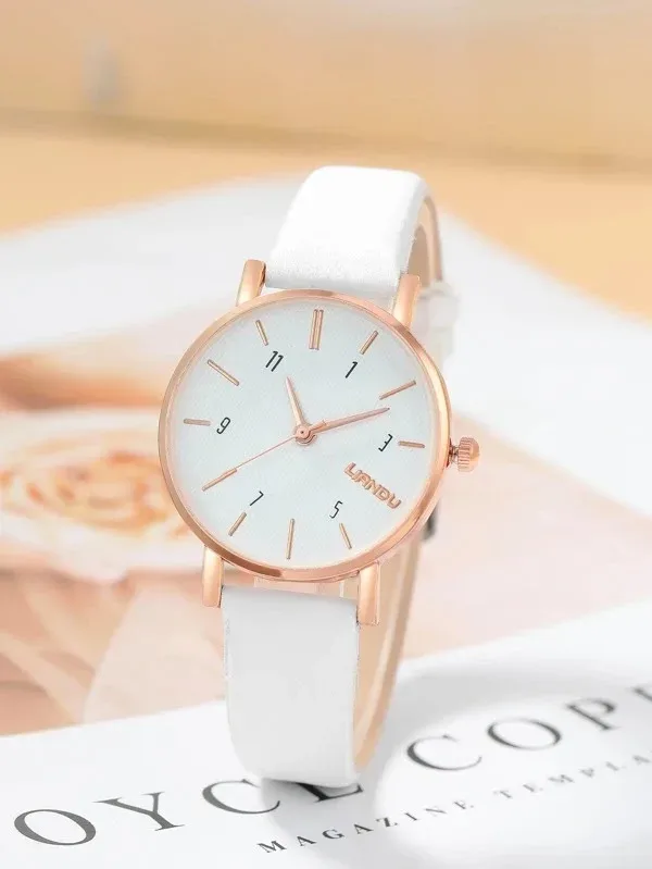 Reloj para dama color blanco