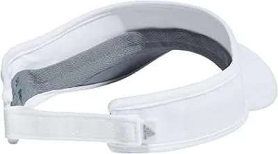 Visera Adidas para dama color blanca con gris