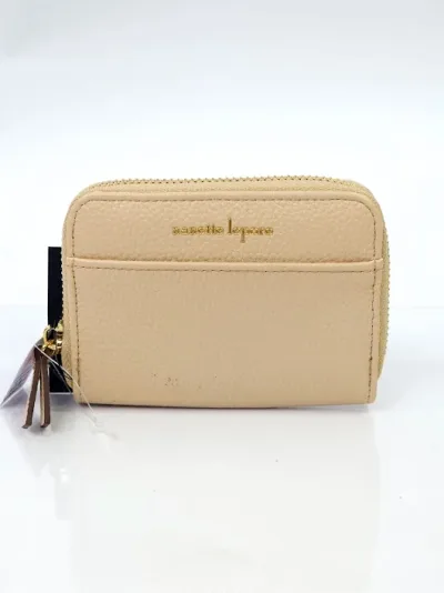 Cartera para dama color beige