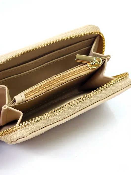 Cartera para dama color beige