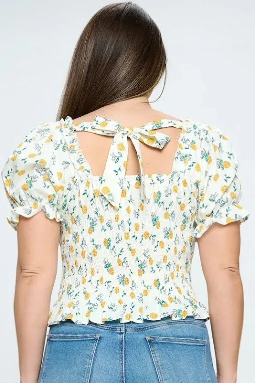 Blusa para dama diseño floral