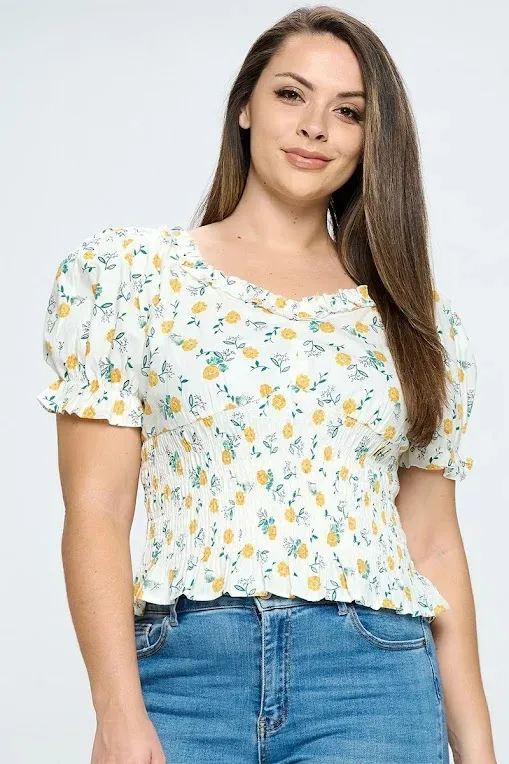Blusa para dama diseño floral