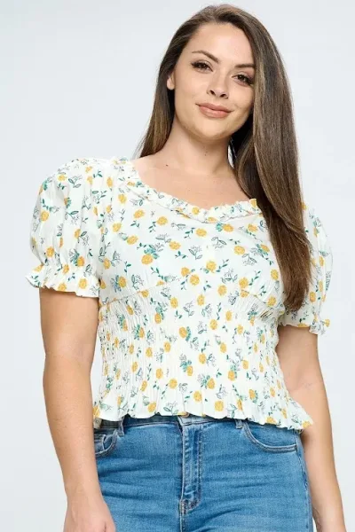 Blusa para dama diseño floral