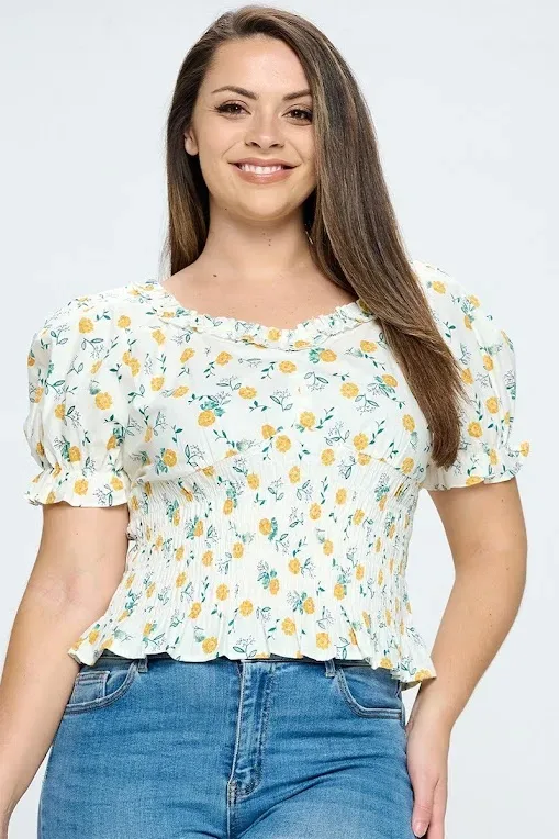 Blusa para dama diseño floral