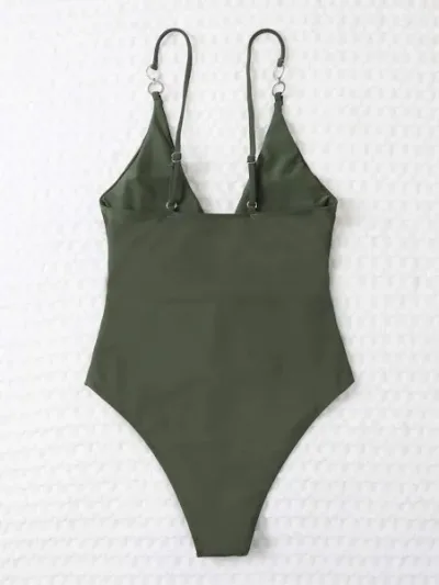 Vestido de baño para dama color verde