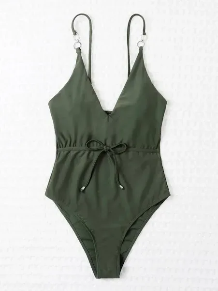 Vestido de baño para dama color verde