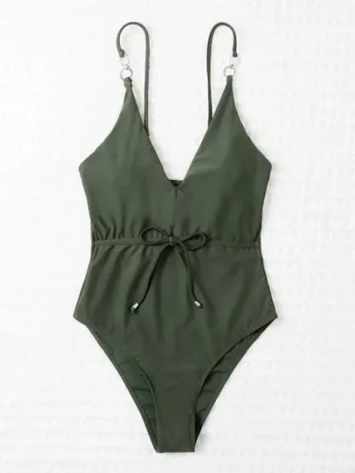 Vestido de baño para dama color verde