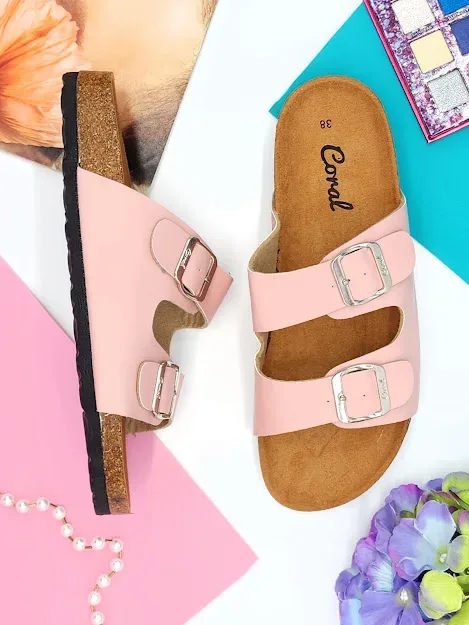 Sandalias Coral para dama color Pale Pink Caterina