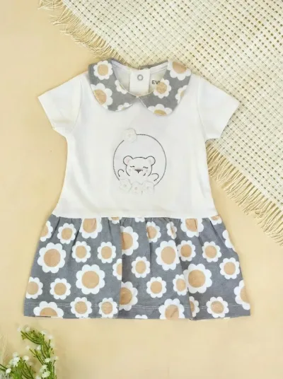 Mini Vestido Everfit para niña 10240Z #MULTICOLOR