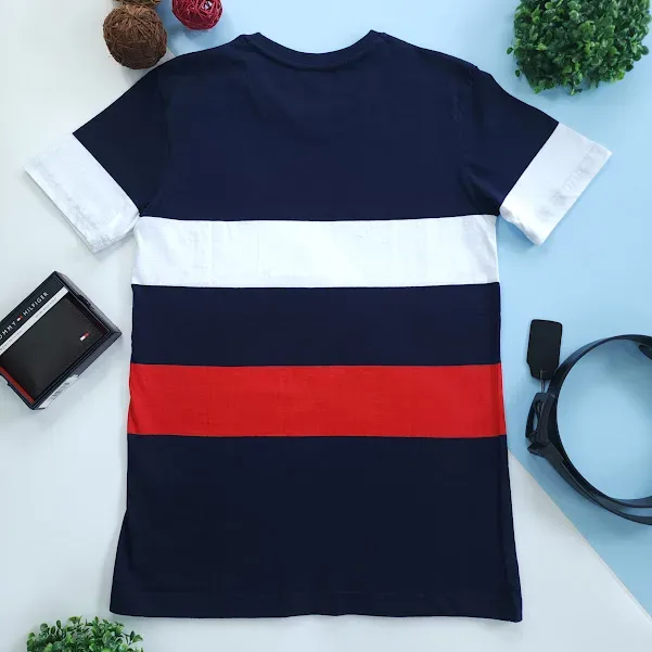 Camiseta Cambridge Polo Club para caballero diseño a rayas.