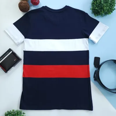 Camiseta Cambridge Polo Club para caballero diseño a rayas.