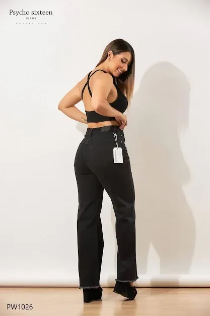 Jeans PSYCHO SIXTEEN para dama High rise Mom jeans PW1026