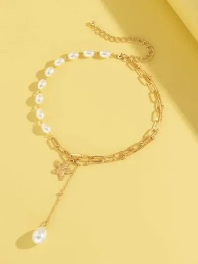 Collar de perlas fantasía