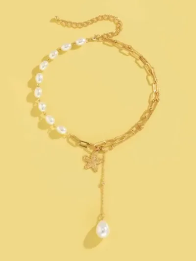 Collar de perlas fantasía
