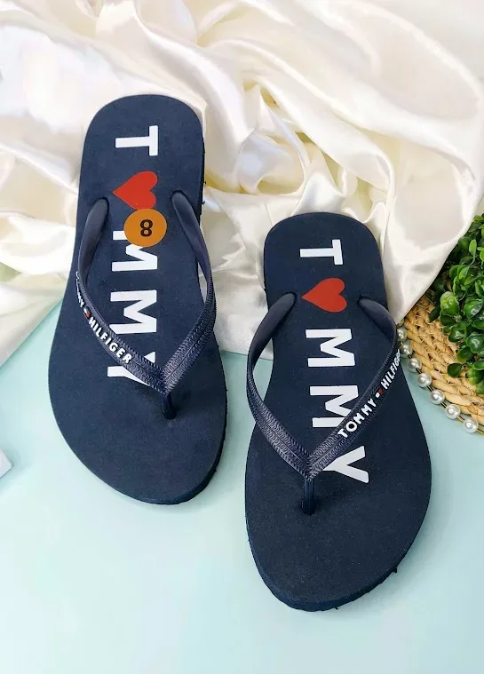 Sandalias Tommy Hilfiger para dama color azul