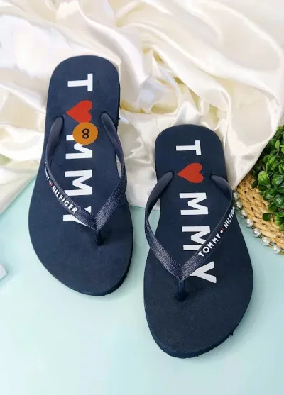 Sandalias Tommy Hilfiger para dama color azul