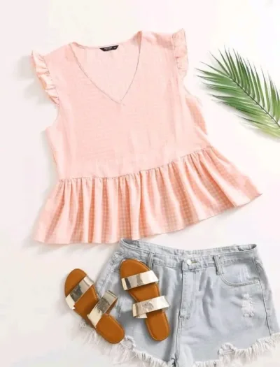 Blusa para dama color papaya