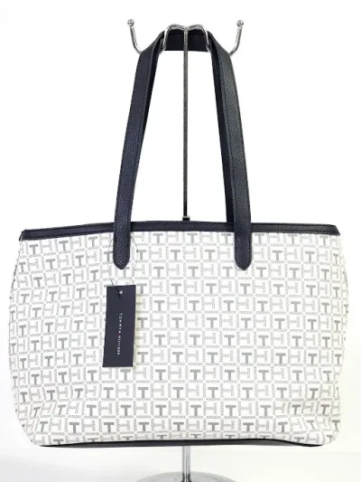 Bolso Tommy Hilfiger para dama color gris y azul