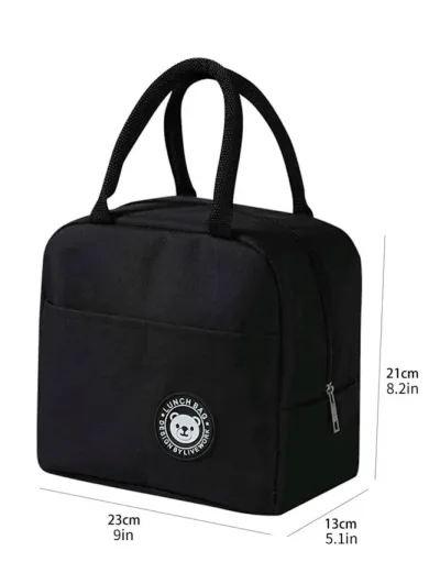 Lonchera color negro