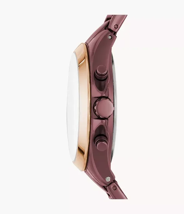 Reloj Fossil para dama color purpura oscuro
