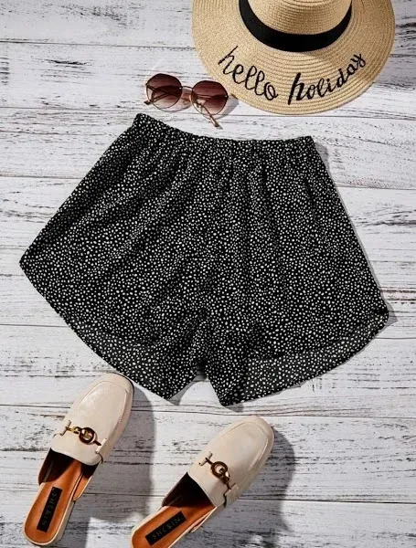 Short para dama diseño a circulos
