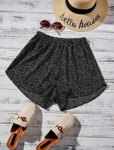 Short para dama diseño a circulos