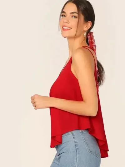 Blusa para dama color rojo