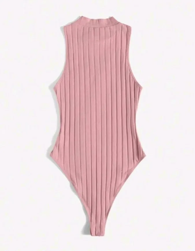 Body para dama color rosa