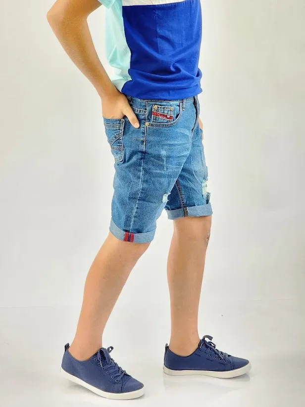 Short Nirvana color azul