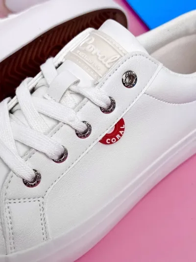 Tenis Coral Serafina White para Dama
