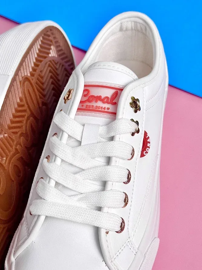 Tenis Coral Pasqualina White para Dama