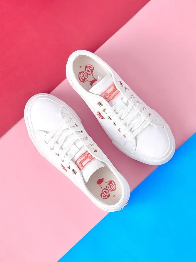 Tenis Coral Pasqualina White para Dama