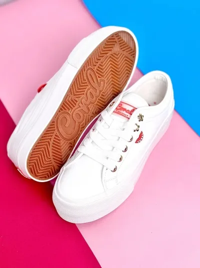 Tenis Coral Pasqualina White para Dama