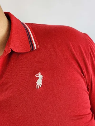 Camiseta Cambrige Polo Club para caballero color vino