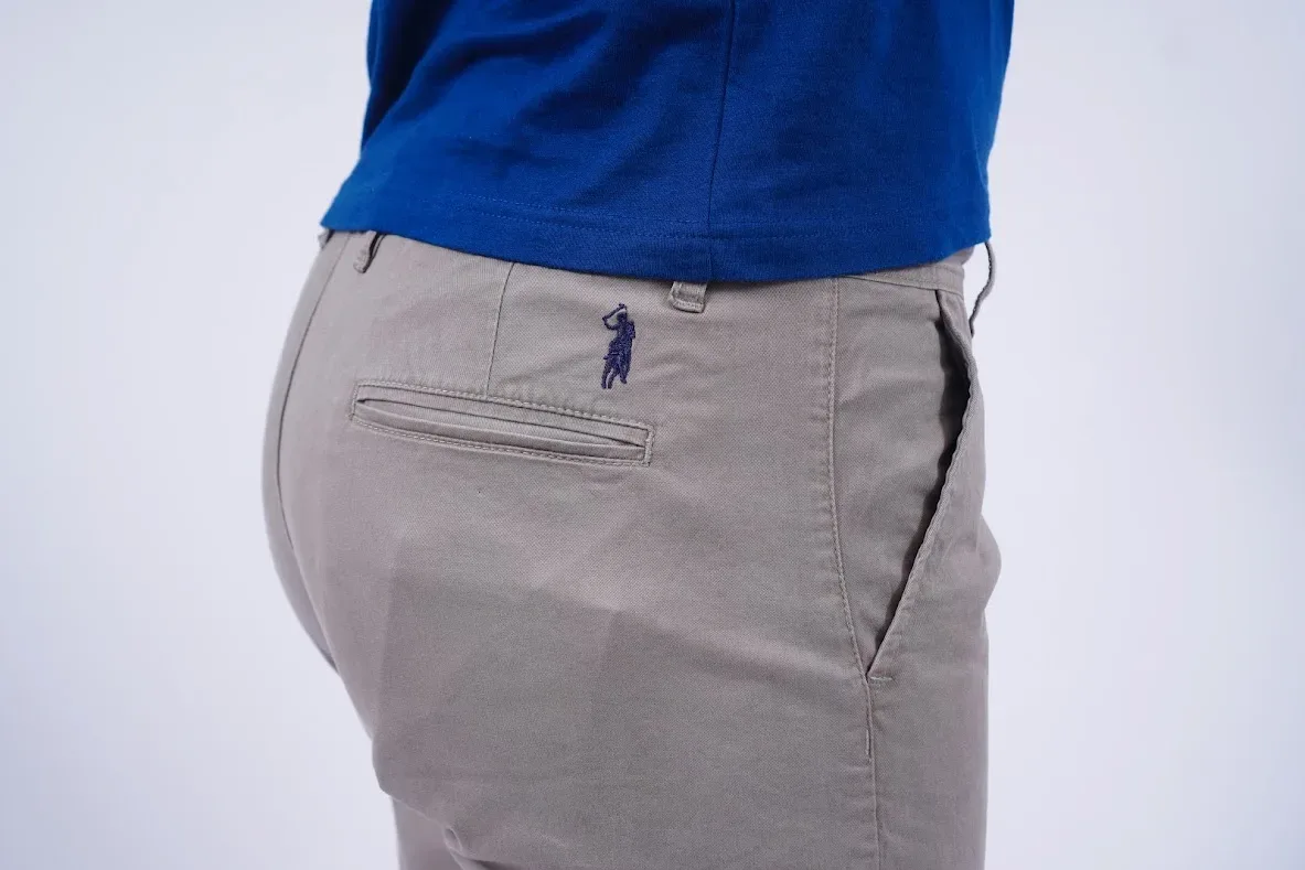 Short Cambridge Polo Club para caballero color gris claro