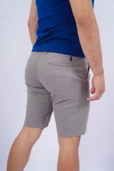 Short Cambridge Polo Club para caballero color gris claro