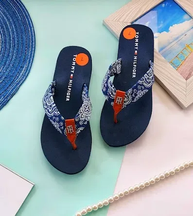 Sandalias Tommy Hilfiger para dama color azul