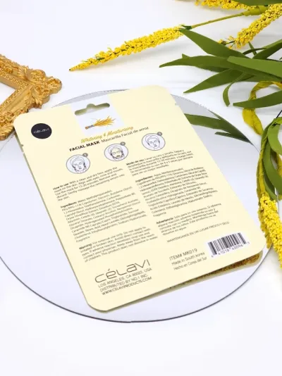 Mascarilla facial Celavi de arroz