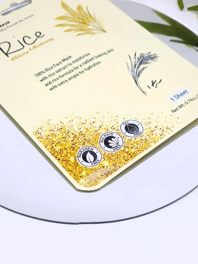 Mascarilla facial Celavi de arroz