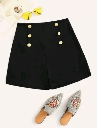 Short para dama color negro